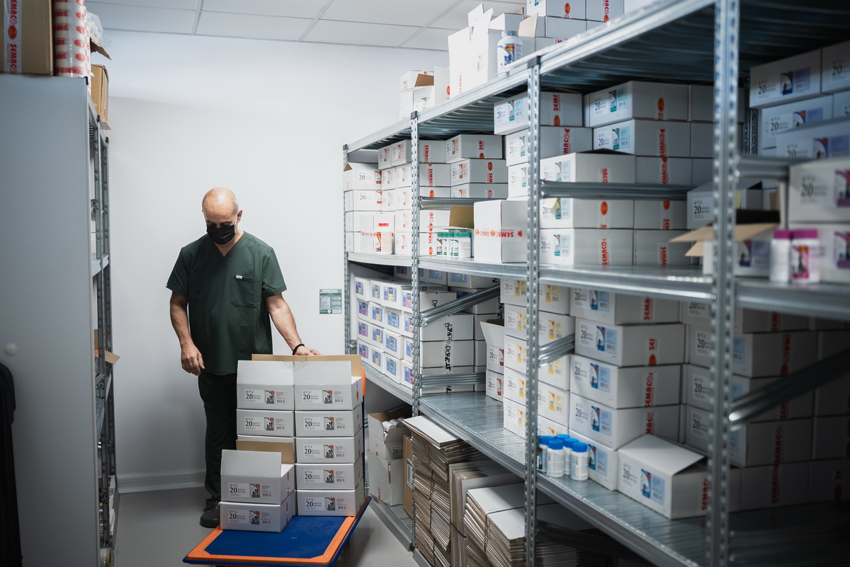 SEMACO warehouse and finished product distribution